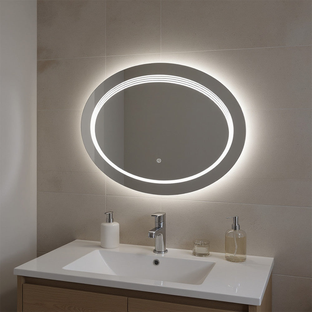 Ogledalo Ria 80 s LED rasvjetom Druga slika proizvoda