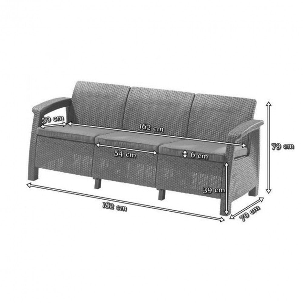 Corfu love seat max kanapé Másodlagos kép