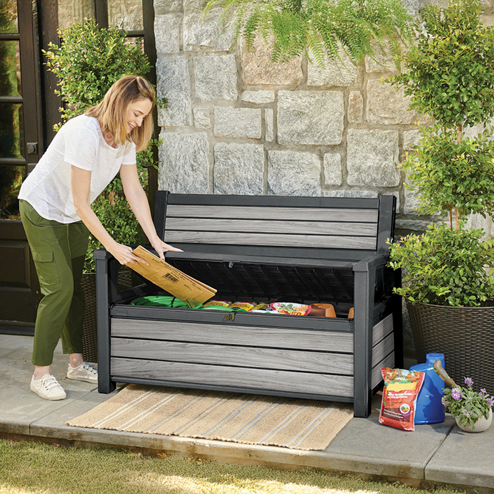 Decocoat plastična vrtna klupa/spremnik 227 L Druga slika proizvoda
