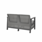 Scandi Box Max Linea Duo set vrtnog namještaja s klupom za pohranu od jute