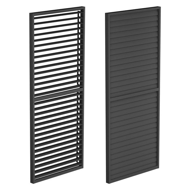 Kerti pergola oldallap, állítható antracit lamellákkal - Homelux, 5901738197374 Glavna slika proizvoda