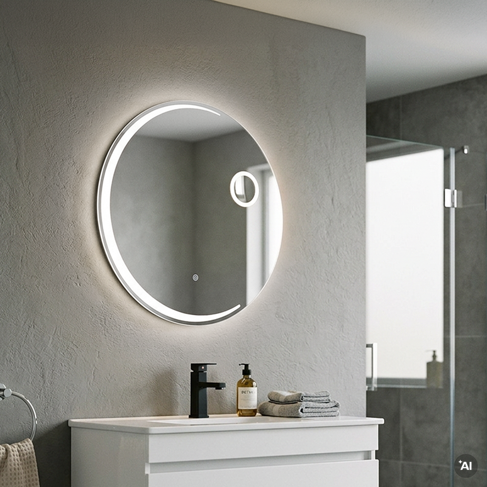 Ogledalo Lea 70 s LED rasvjetom Druga slika proizvoda