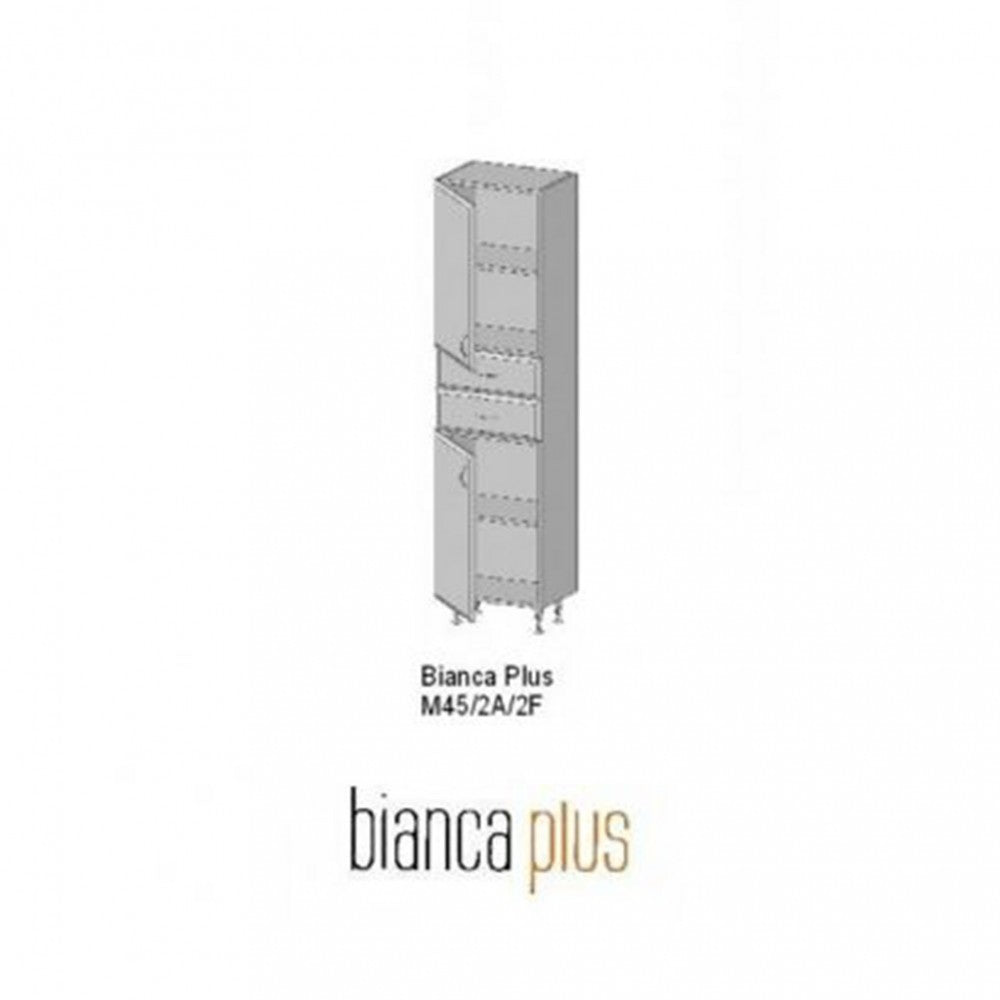 Bianca Plus 45 visoki ormar s 2 vrata i 2 ladice, u boji Sonoma hrast, desni Druga slika proizvoda