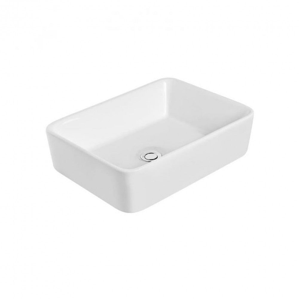 Kerámia design mosdó, fehér téglalap alakú kivitel - Homelux, KR182 Glavna slika proizvoda