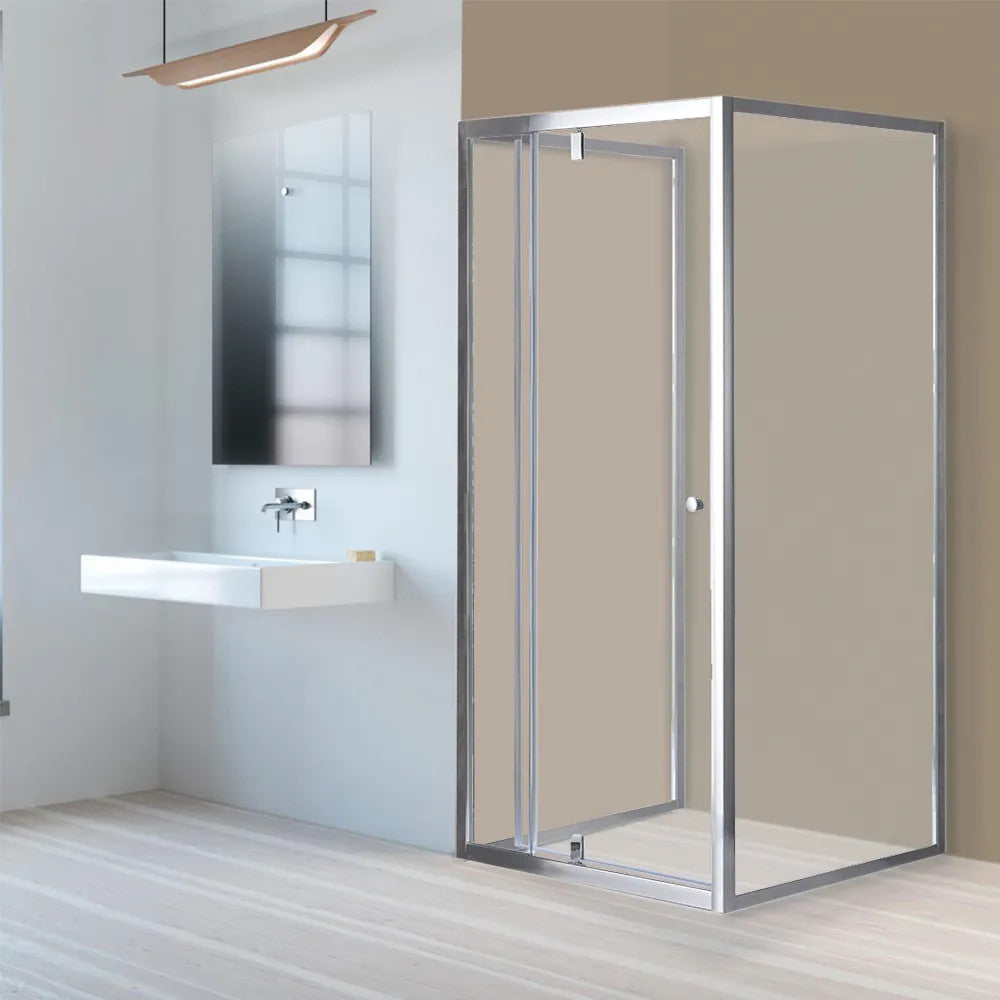 Flexi 80x90 cm zidno montirana asimetrična tuš-kabineta bez tuš-tave Druga slika proizvoda