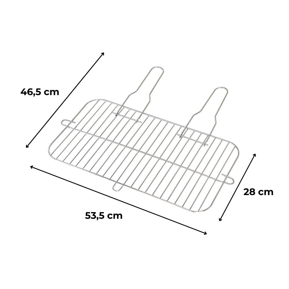 Kvadratna rešetka za roštilj 53,5 x 28 cm Druga slika proizvoda