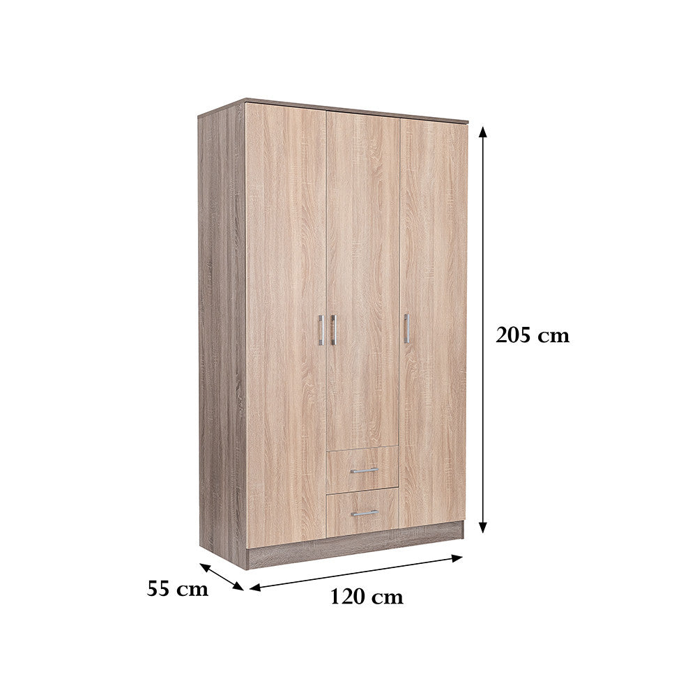 Oriama Miami 120x205 cm, Sonoma hrast i York hrast Druga slika proizvoda