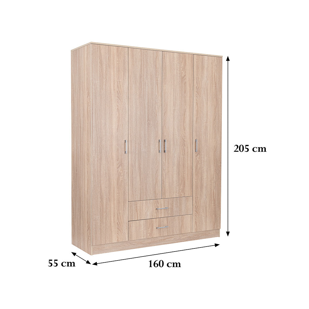 Oriemi Miami 160x205 cm Sonoma Oak-Sonoma Oak Druga slika proizvoda