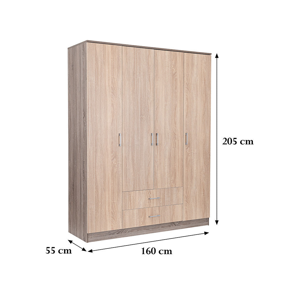 Oriama Miami 160x205 cm, Sonoma hrast i York hrast Druga slika proizvoda