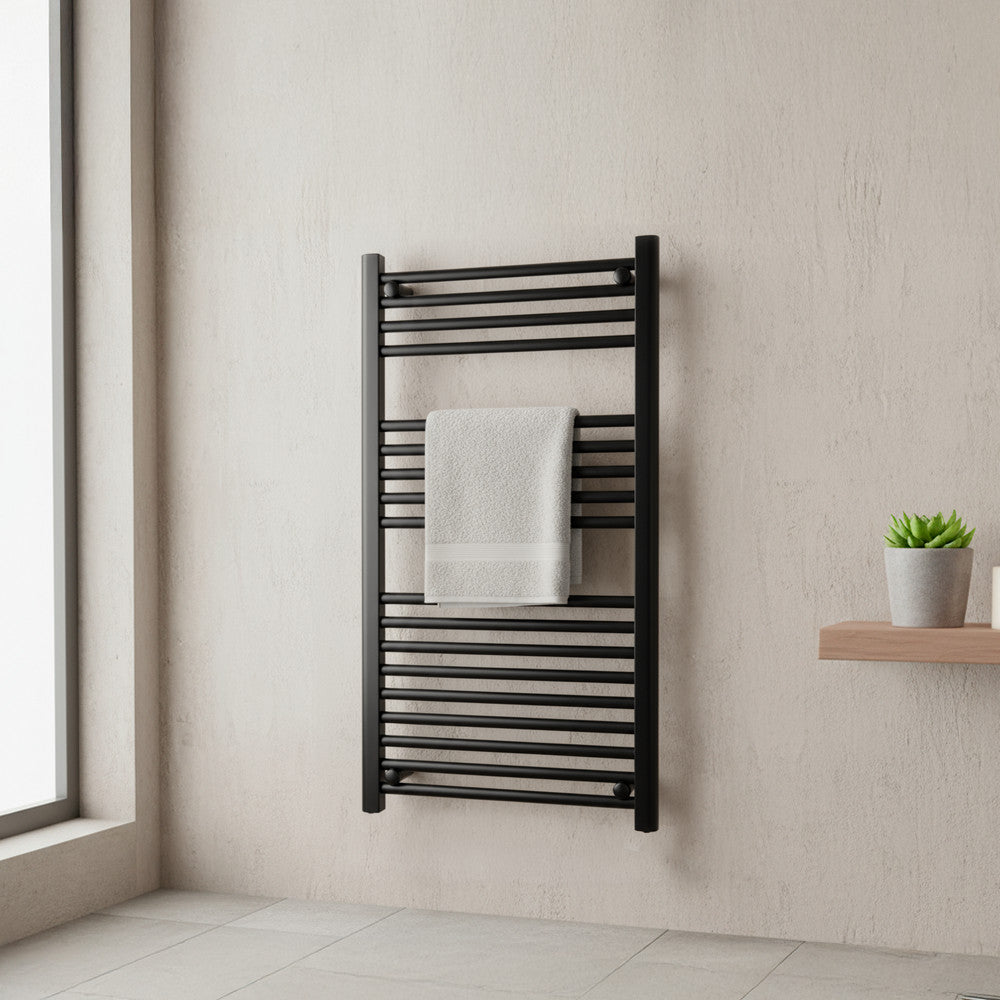 Zidni ručnik-radijator 1000x500 mm crni Druga slika proizvoda