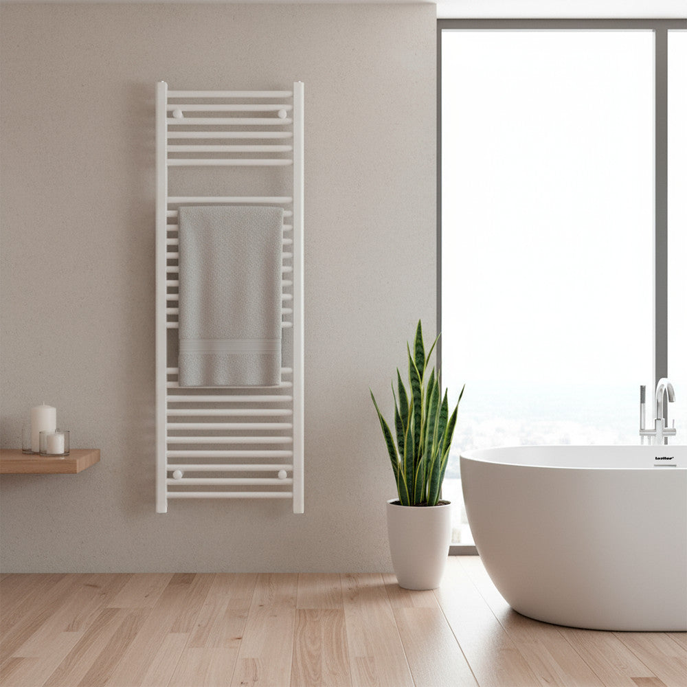 Zidni ručniklijač 1200x500 mm bijeli Druga slika proizvoda