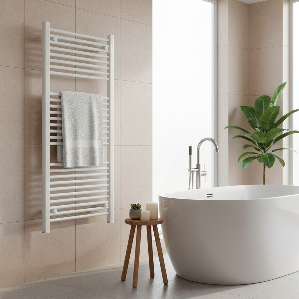 Zidni ručniklijač 1200x600 mm bijeli Druga slika proizvoda