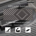 Gurulós bőrönd szett ABS külső burkolatának részlete - Homelux, LTRPBS-VI-OG