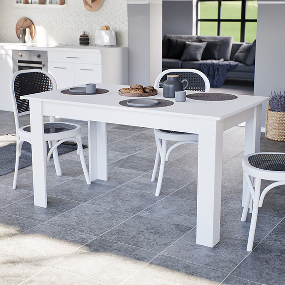 York Standard blagovaonski stol 140x80 cm bijeli Druga slika proizvoda