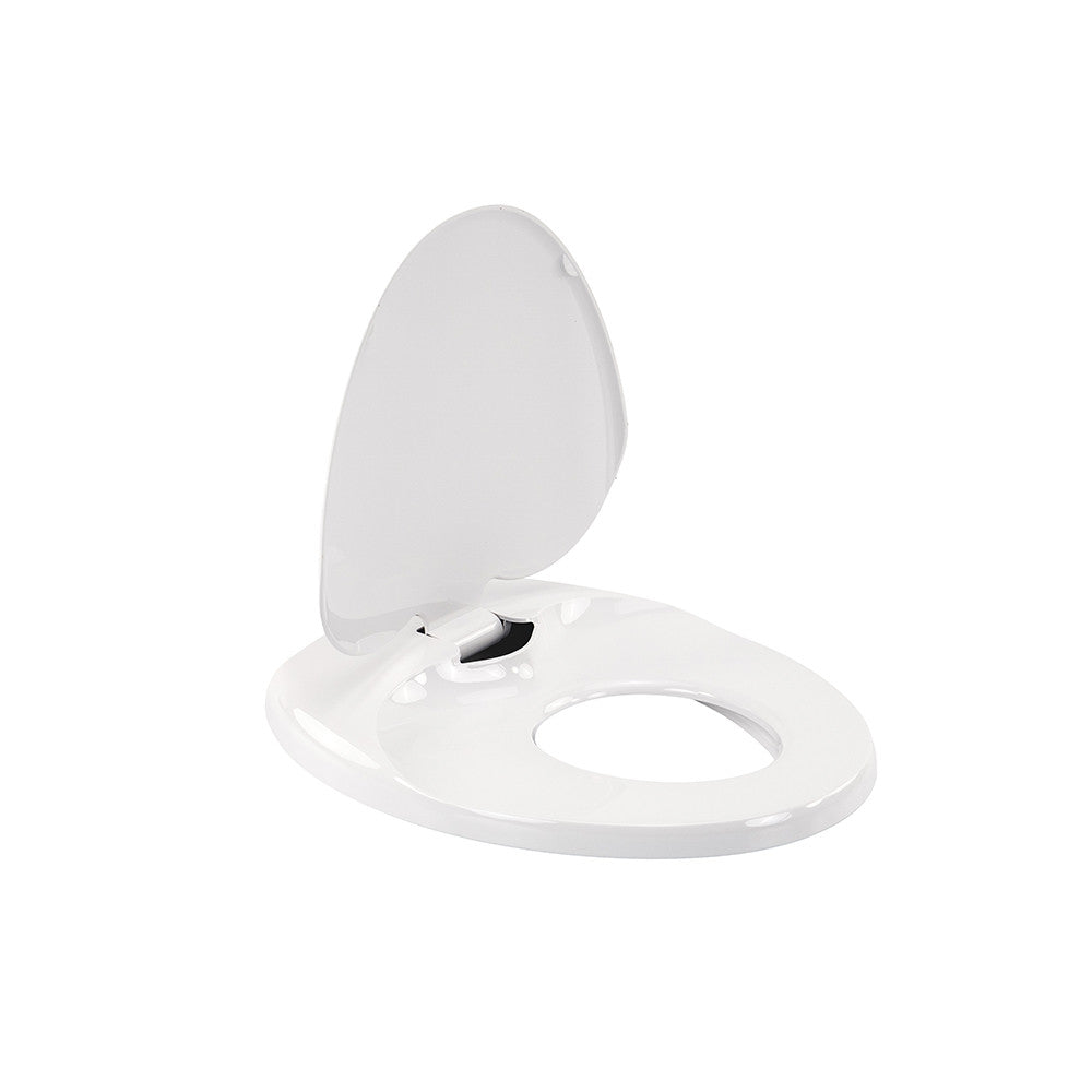 Rion 2-u-1 sjedalo za WC s adapterom, bijela plastika, meko zatvaranje Druga slika proizvoda