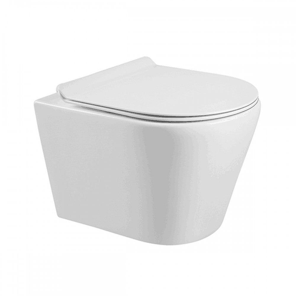 Falba építhető WC tartály szett fehér fali WC-csészével és soft close ülőkével - Homelux, ROYASET_WT-1_R-082CHR