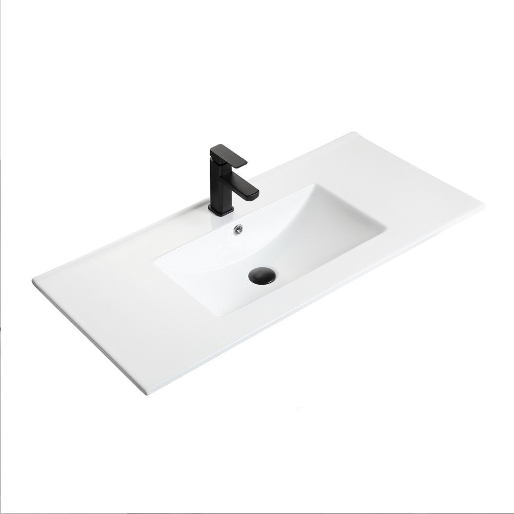 Umivaonik ravnog dizajna s jednom policom 18x120x46 cm Druga slika proizvoda