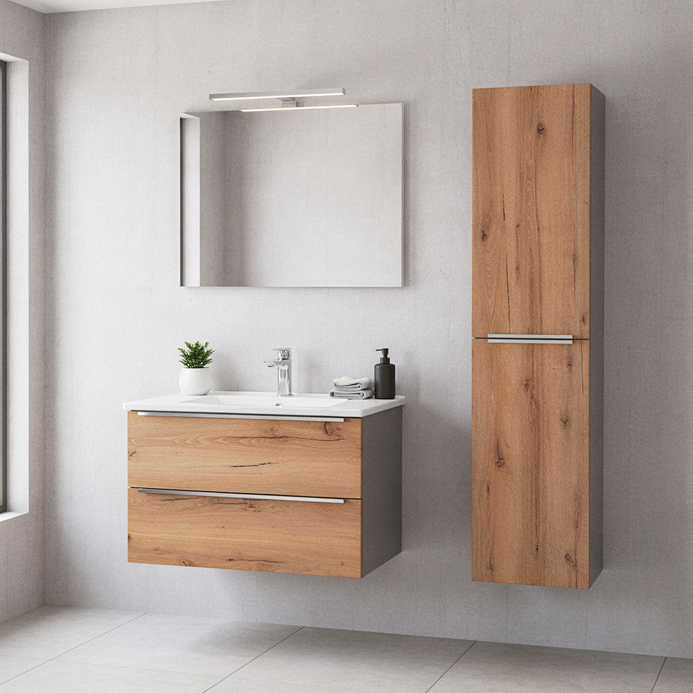Vario Trim 35 zidno montirani bočni ormarić u boji antracit hrast Druga slika proizvoda
